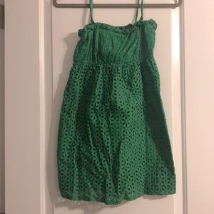 Green Mini Sun Dress